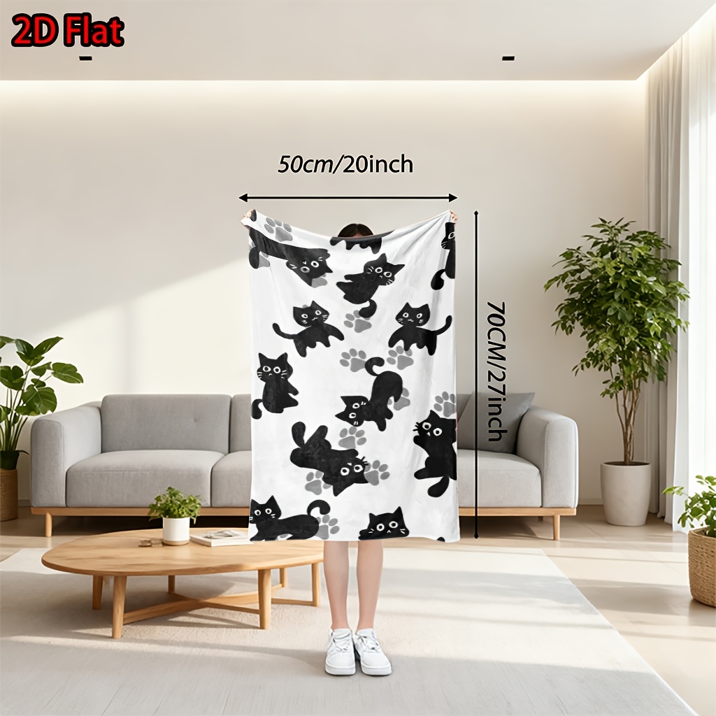 Cute Cat Print Blanket Throw C - Baby Nursery Ideas Girl 评论和价格
