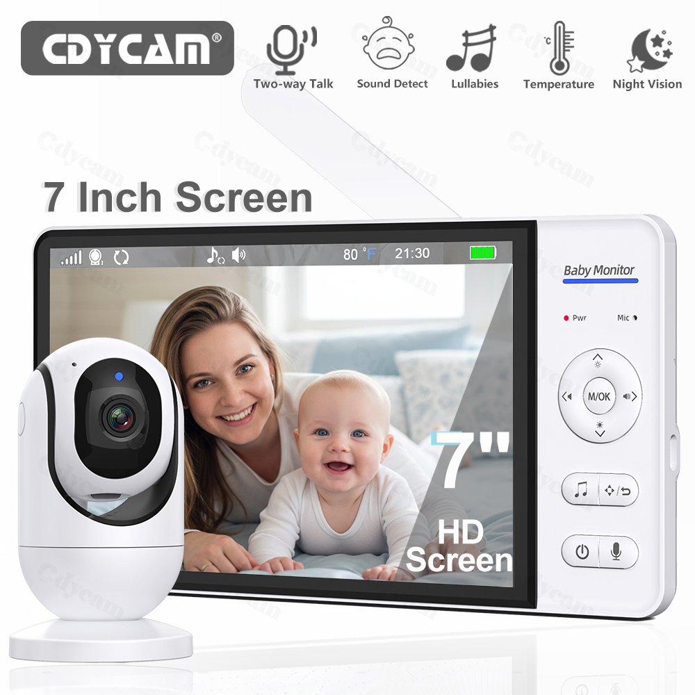 7.0'' Video Baby Monitor 720P  - Baby Monitor Split Screen 评论和价格