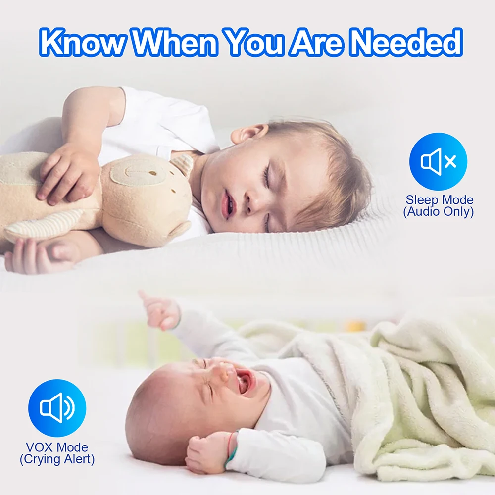 7.0'' Video Baby Monitor 720P  - Baby Monitor Split Screen 评论和价格