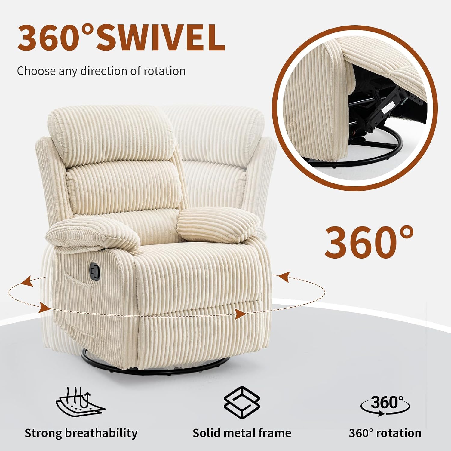 Velvet Rocking Recliner Chair  - Rocking Chair Nursery 评论和价格