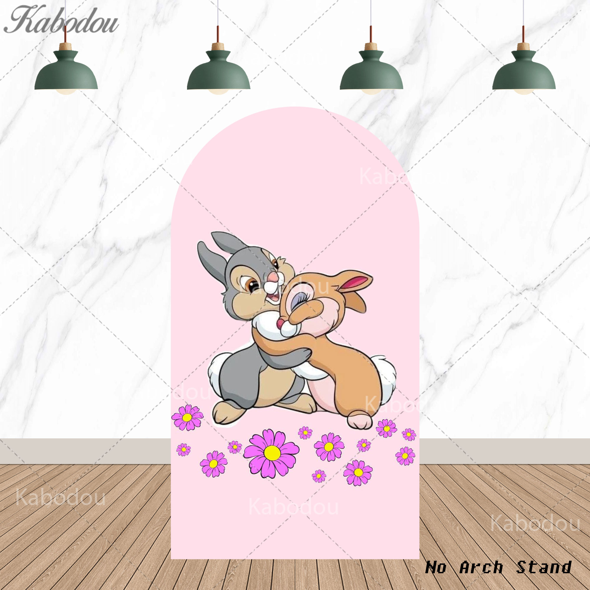 Arch Bambi Deer Background Cov - Baby Nursery Ideas Girl 评论和价格