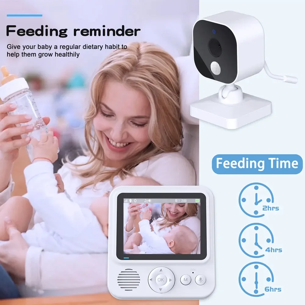 2.8 Inch Video Baby Monitor Wi - Baby Monitor Split Screen 评论和价格