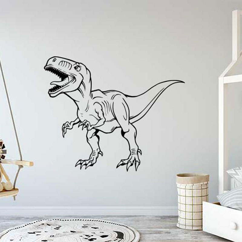 Dinosaur Dino T-Rex Animal Kid - Baby Nursery Wallpaper 评论和价格