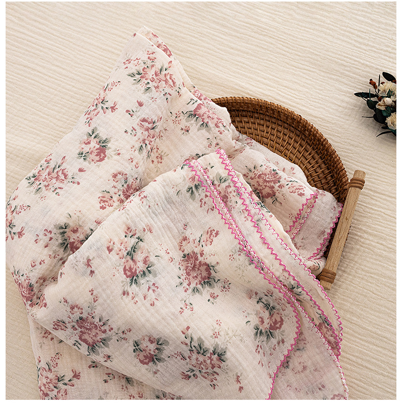 Baby Summer Swaddle Blanket Ne - Baby Boy Nursery Quilt 评论和价格