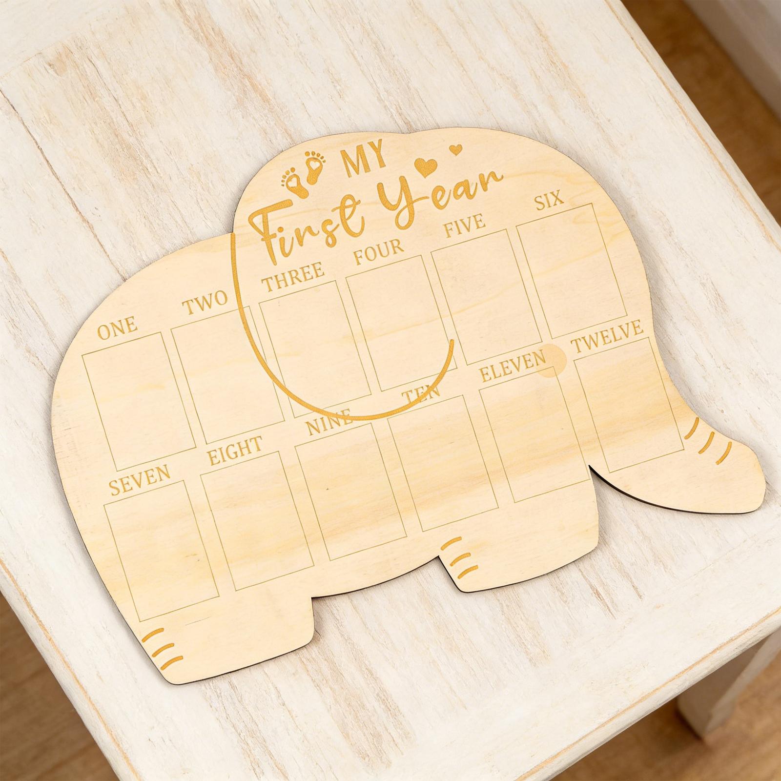 Baby Photo Board Wood Frame Tw - Baby Nursery Frames 评论和价格