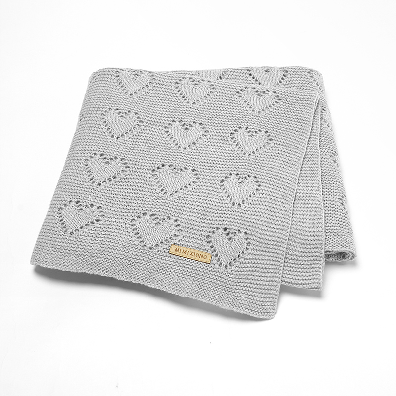 Baby Cotton Blankets Knitted N - Baby Nursery Bedding 评论和价格